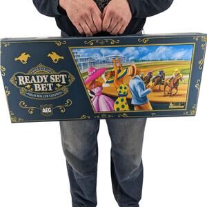 READY SET BET "High Roller Edition" Horse Racing Party Board Game Complete 2024